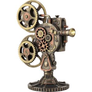 LED Steampunk Projector Statue