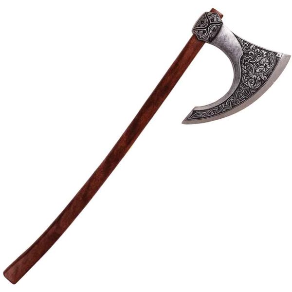 Two Hand Celtic Axe Pewter