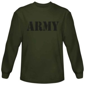 Green Army Long Sleeve T-Shirt