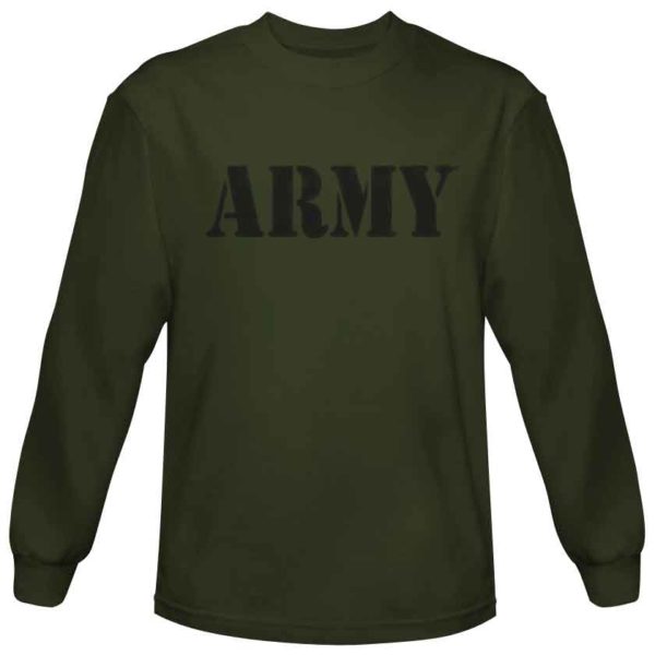 Green Army Long Sleeve T-Shirt
