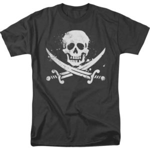 Distressed Jolly Roger T-Shirt
