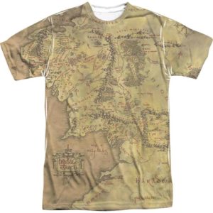 Map of Middle Earth T-Shirt