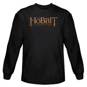 Black Hobbit Logo Long Sleeved T-Shirt