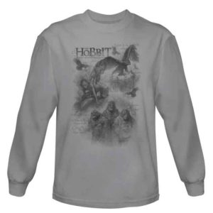 Hobbit Sketches Long Sleeved T-Shirt
