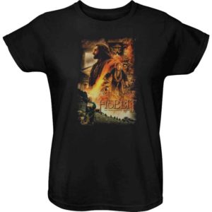 Golden Chambers Hobbit Womens T-Shirt