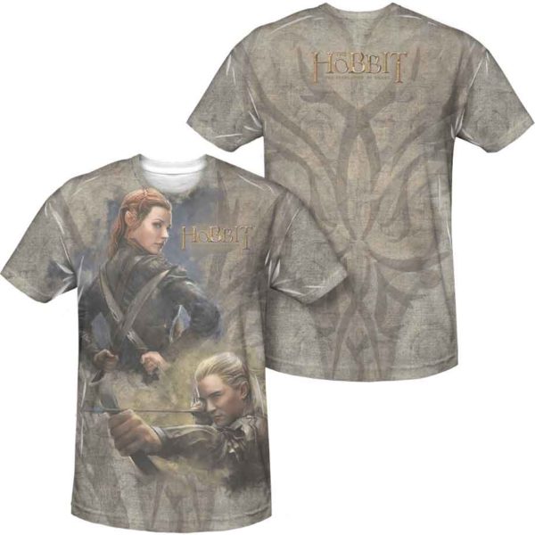 Front and Back Elves of Mirkwood T-Shirt