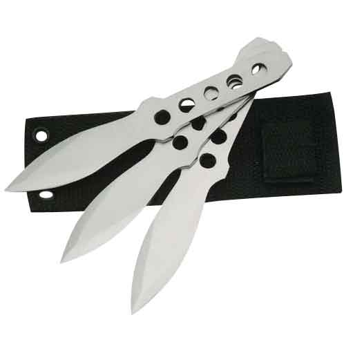 Three-Piece Throwing Knives