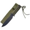 Blackened Military Spear-Head Knife