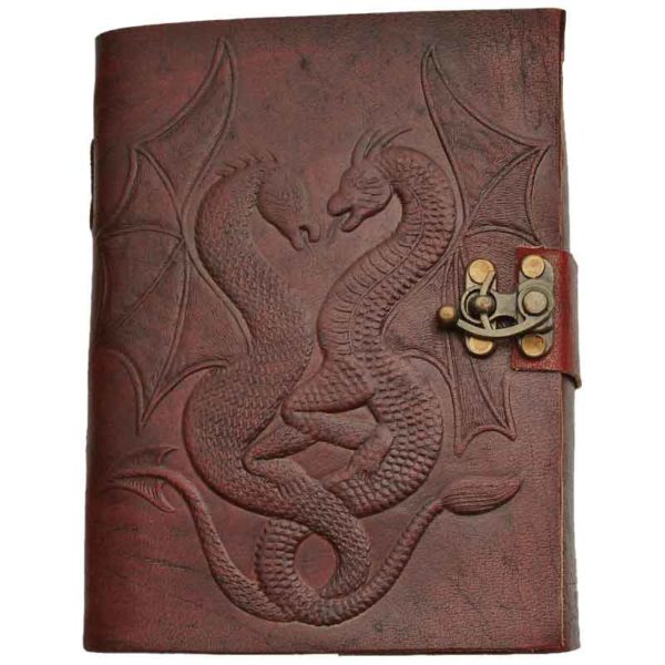 Dragon Duo Locked Leather Journal