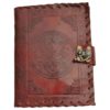 Locked Celtic Knot Red Leather Journal