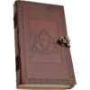 Celtic Triquetra Leather Journal With Lock