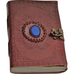 Blue Onyx Leather Journal with Clasp