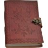 Green Man Leather Journal with Clasp