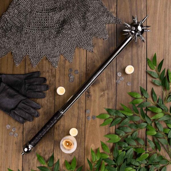 Silver Spiked Morningstar