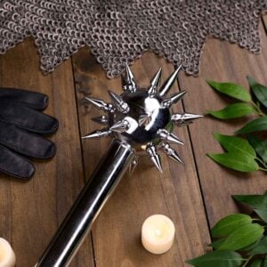 Silver Spiked Morningstar