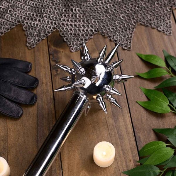 Silver Spiked Morningstar