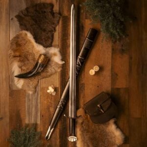 Black Viking Warrior Sword