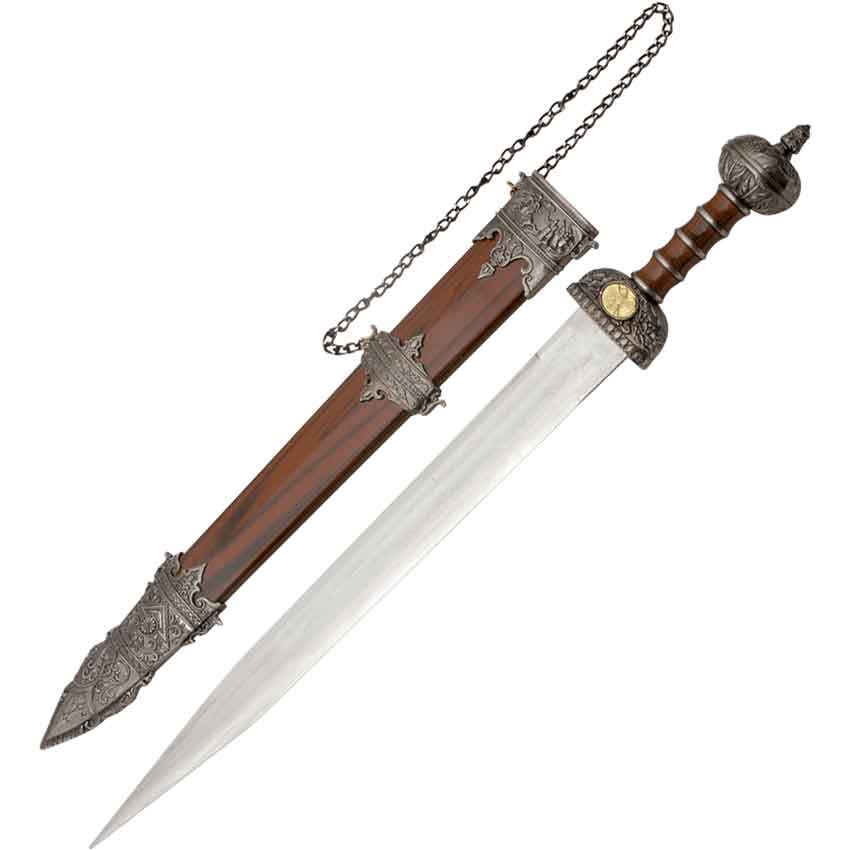 31" Ornate Roman Gladius Sword NEW