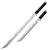 2 Piece Silver Ninja Sword Set