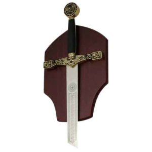 Gold Excalibur with Plaque