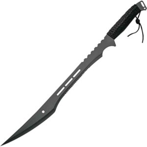 Black Serrated Bush Machete