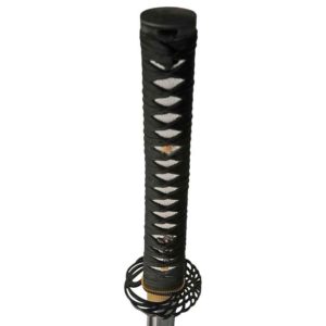 Black Swirl Tsuba Katana