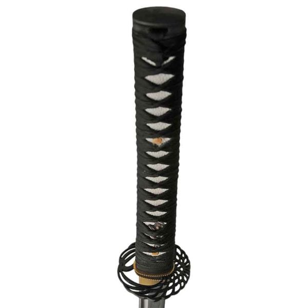 Black Swirl Tsuba Katana