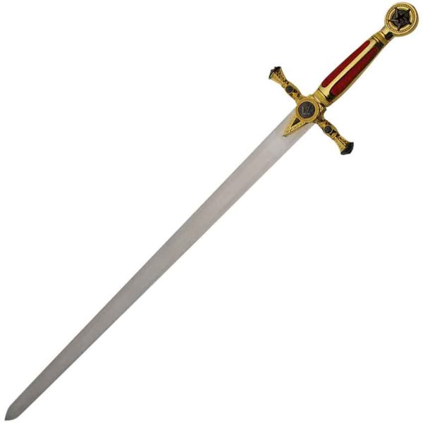 Red and Gold Masonic Sword