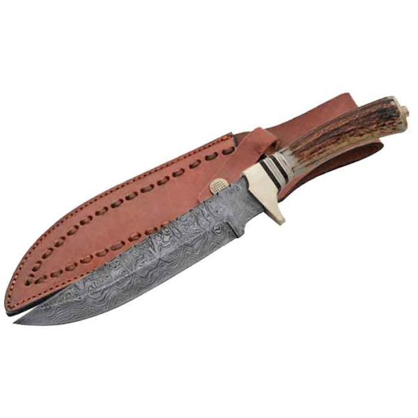 Damascus Filework Bowie