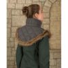 Nimue Fur Lined Wool Gorget