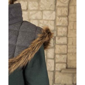 Nimue Fur Lined Wool Gorget