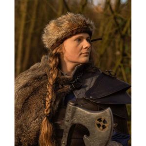 Nimue Fur Lined Wool Gorget