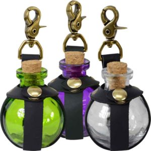 Glass Potion Bottles & Holders