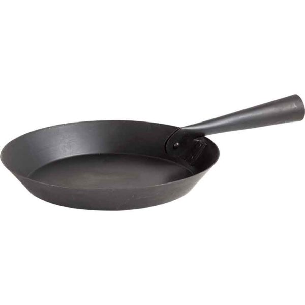 Steel Skillet with Folding Handle