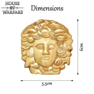 Brass Medusa Adornment