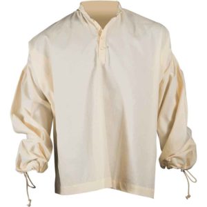 Collared Pirate Shirt - Ecru