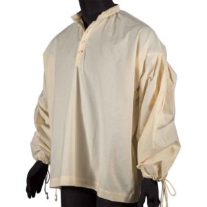 Collared Pirate Shirt - Ecru