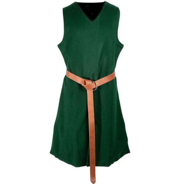 Knightly Wool Tabard - Green