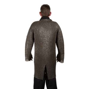 Round Ring Round Riveted Chainmail Hauberk - 6 Millimeter