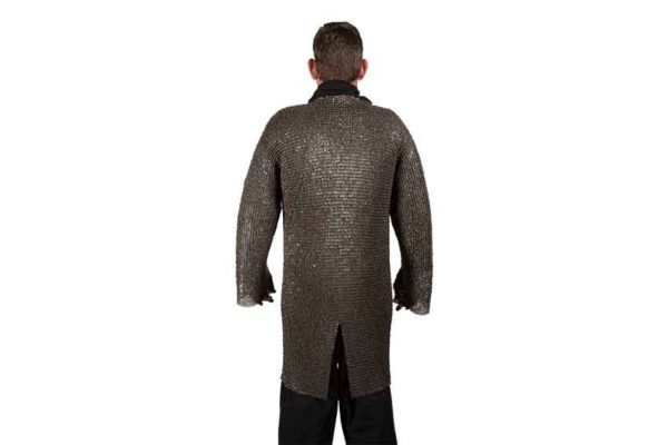 Round Ring Round Riveted Chainmail Hauberk - 6 Millimeter
