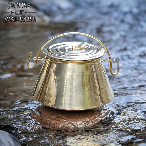 Medieval Cooking Pot - Brass