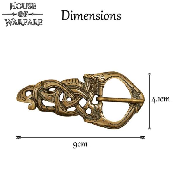Brass Viking Belt Buckle