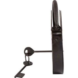 Large Medieval Padlock with Keys