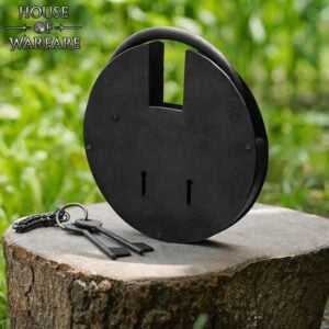 Large Medieval Padlock with Keys