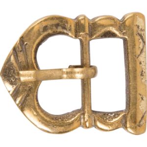 Medieval Strap Buckle with Belt Keeper