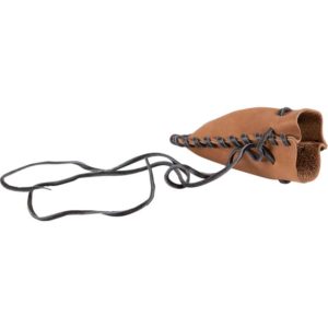 Small Laced Leather Pouch