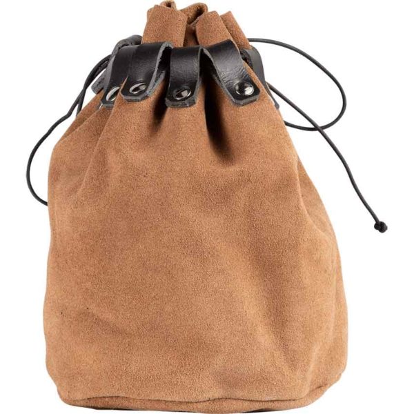 Large Drawstring Medieval Pouch