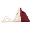 Two Color Cotton Drawstring Pouch