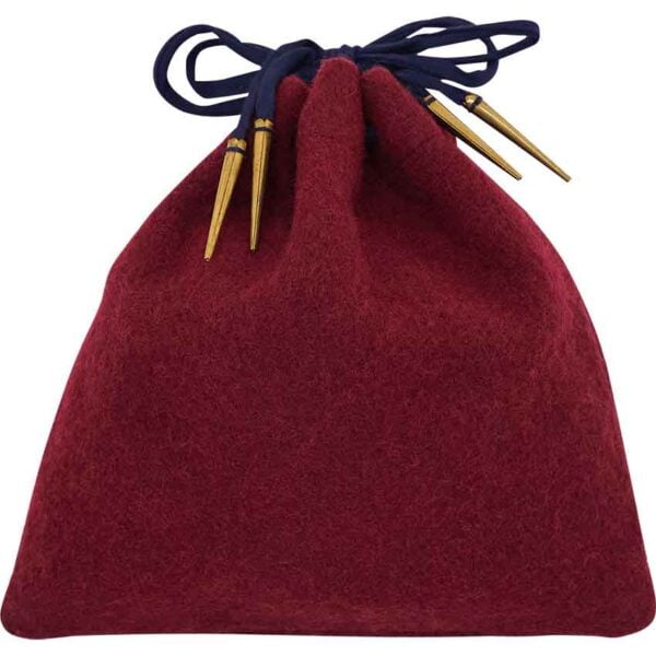 Wool Drawstring Pouch