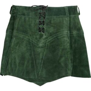 Nuala Suede Leather Skirt
